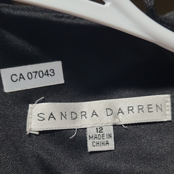 Sandra Darren Black Sleeveless Midi Sheath Dress - Picture 10 of 10